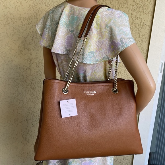 Kate Spade jordyn large chain handle tote - Picture 2 of 16